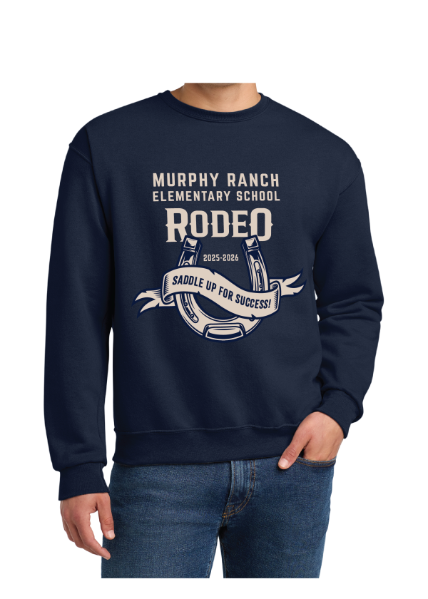 Adult Crewneck Sweater - Horseshoe