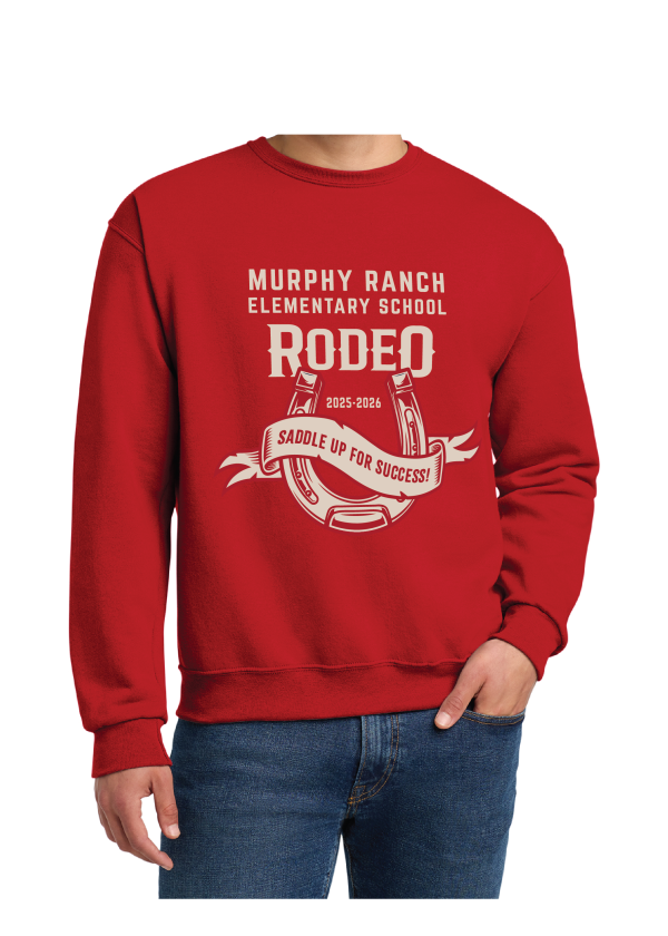 Adult Crewneck Sweater - Horseshoe - Image 2