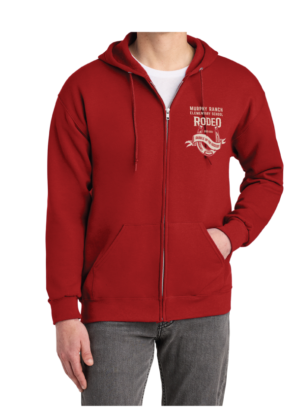 Adult Full-Zip Hooded Sweatshirt - Boots