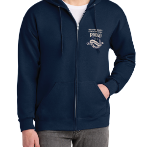 Adult Full-Zip Hooded Sweatshirt - Horseshoe