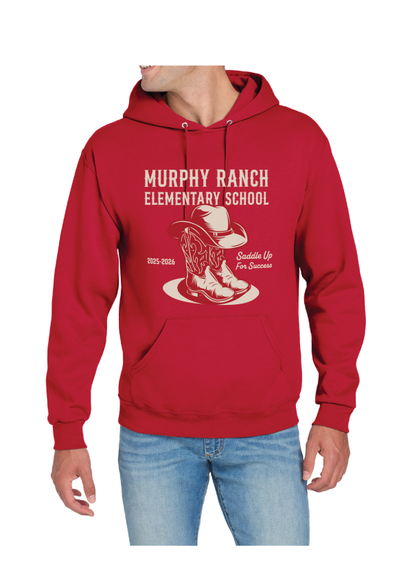 Adult Pullover Hooded Sweatshirt - Boots