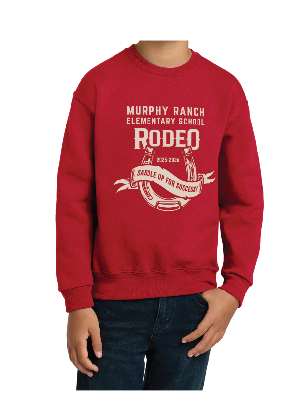 Youth Crewneck Sweater - Horseshoe - Image 2