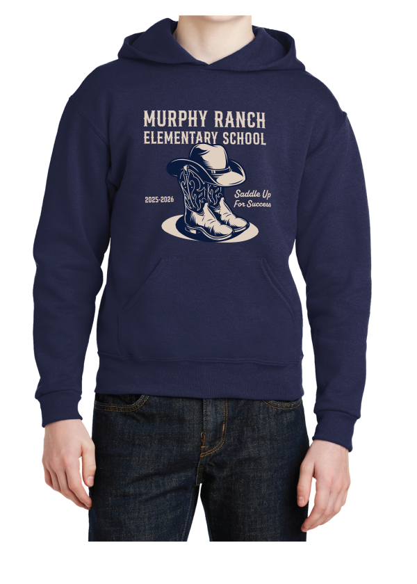 Youth Pullover Hooded Sweatshirt - Boots - Image 3