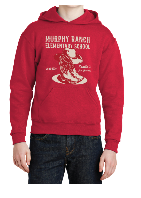 Youth Pullover Hooded Sweatshirt - Boots